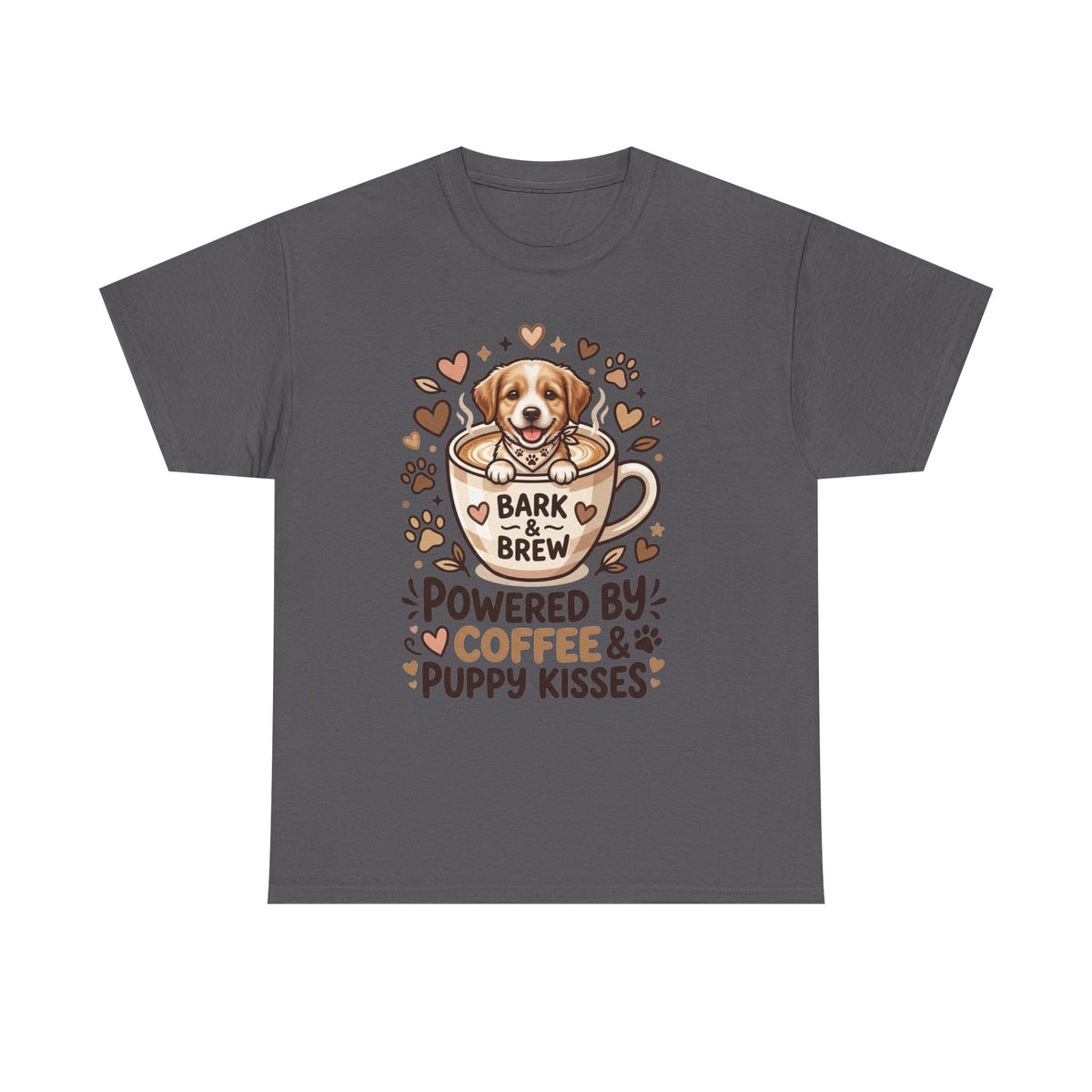 Powered by Coffee & Puppy Kisses T-Shirt