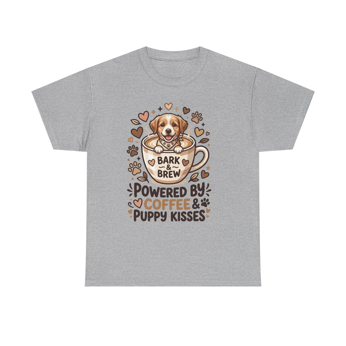 Powered by Coffee & Puppy Kisses T-Shirt