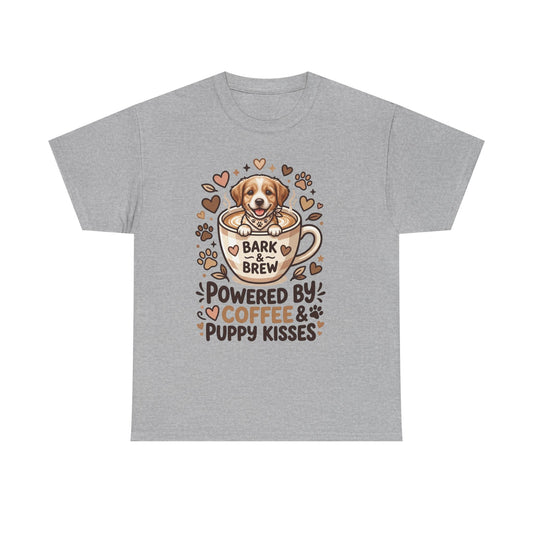 Powered by Coffee & Puppy Kisses T-Shirt