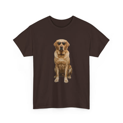 Labrador Graphic Tee — Realistic Golden Lab Dog T-Shirt