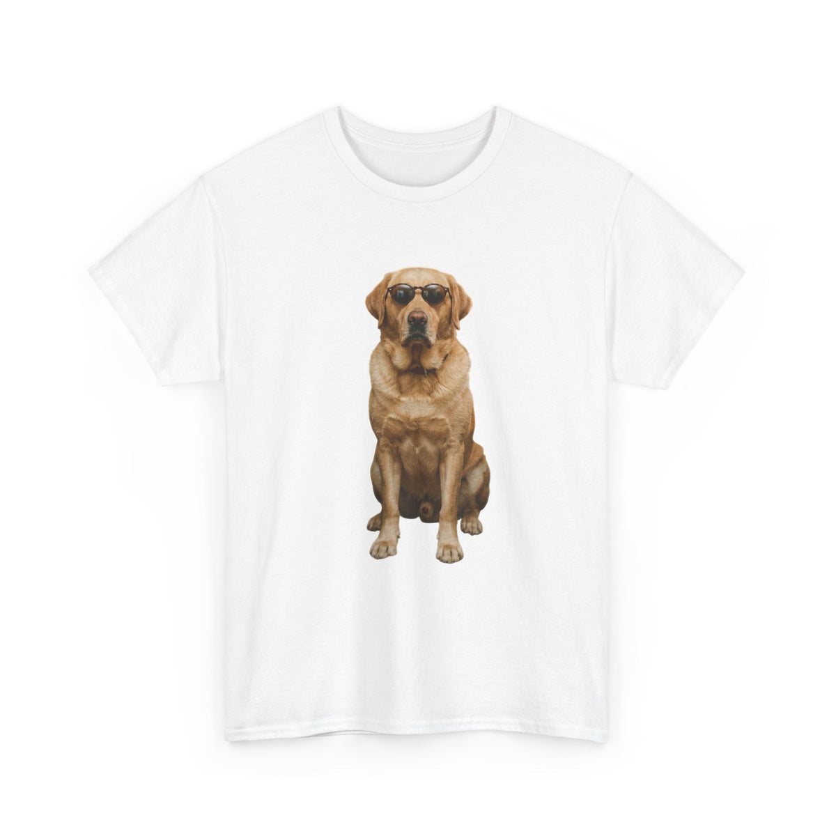 Labrador Graphic Tee — Realistic Golden Lab Dog T-Shirt