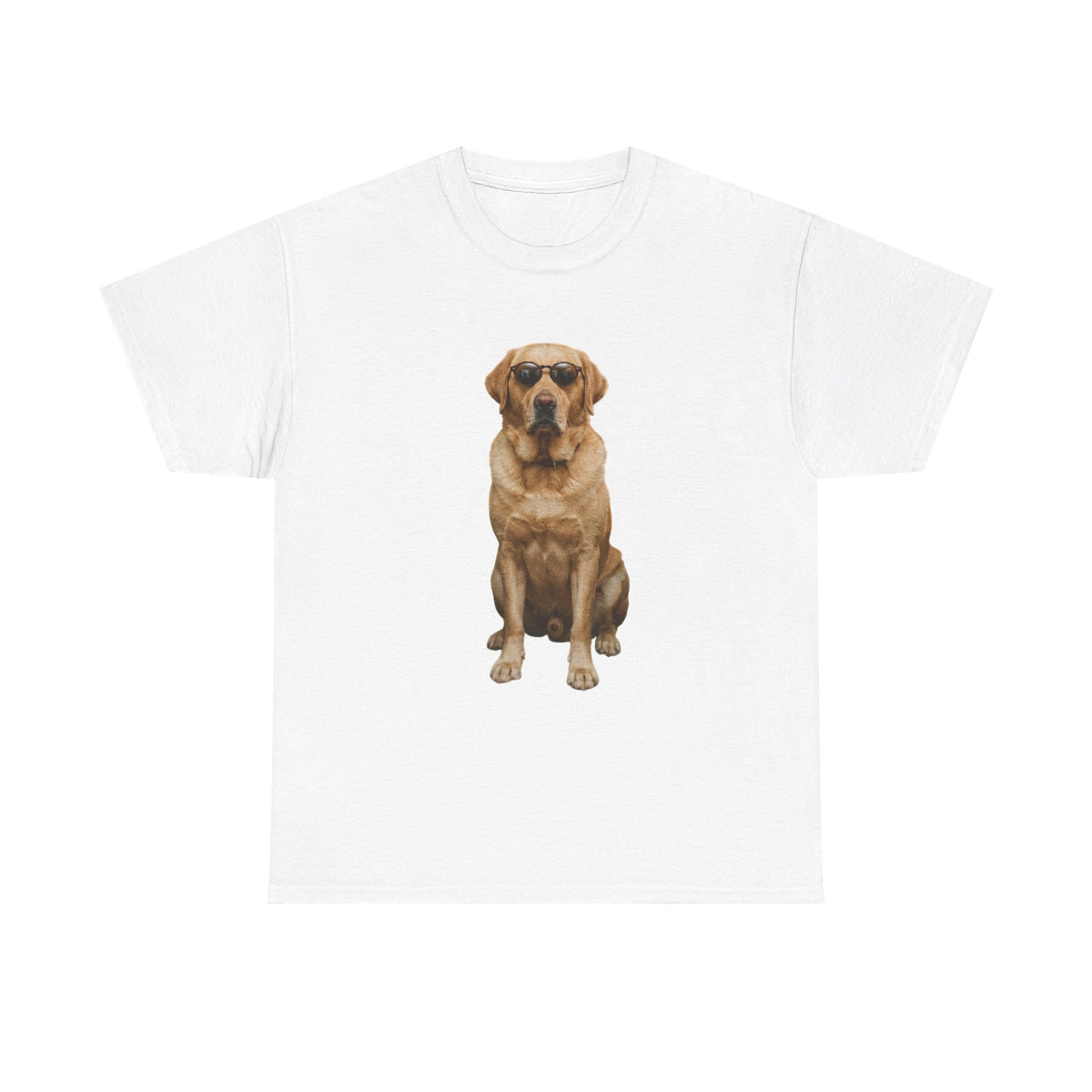 Labrador Graphic Tee — Realistic Golden Lab Dog T-Shirt