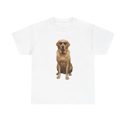 Labrador Graphic Tee — Realistic Golden Lab Dog T-Shirt