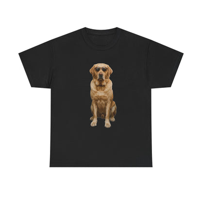 Labrador Graphic Tee — Realistic Golden Lab Dog T-Shirt