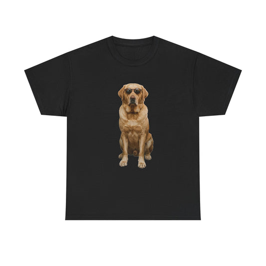 Labrador Graphic Tee — Realistic Golden Lab Dog T-Shirt