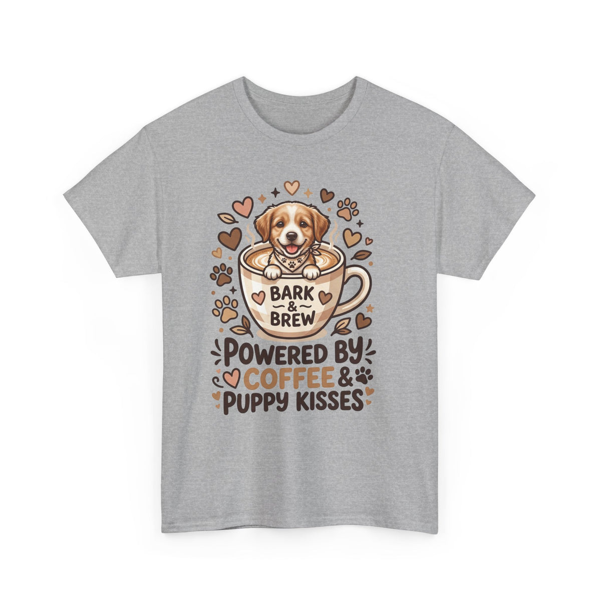 Powered by Coffee & Puppy Kisses T-Shirt