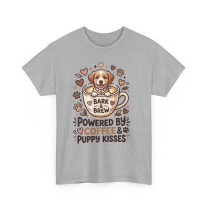 Powered by Coffee & Puppy Kisses T-Shirt