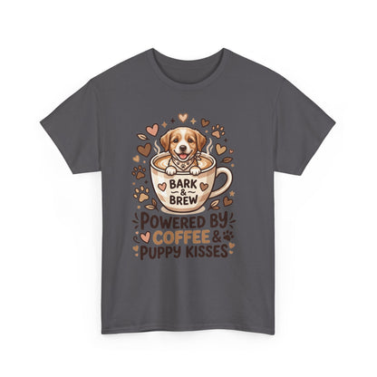 Powered by Coffee & Puppy Kisses T-Shirt