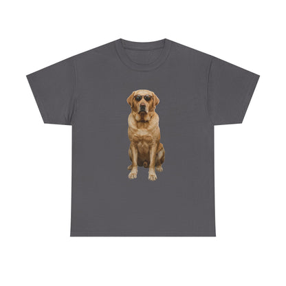 Labrador Graphic Tee — Realistic Golden Lab Dog T-Shirt